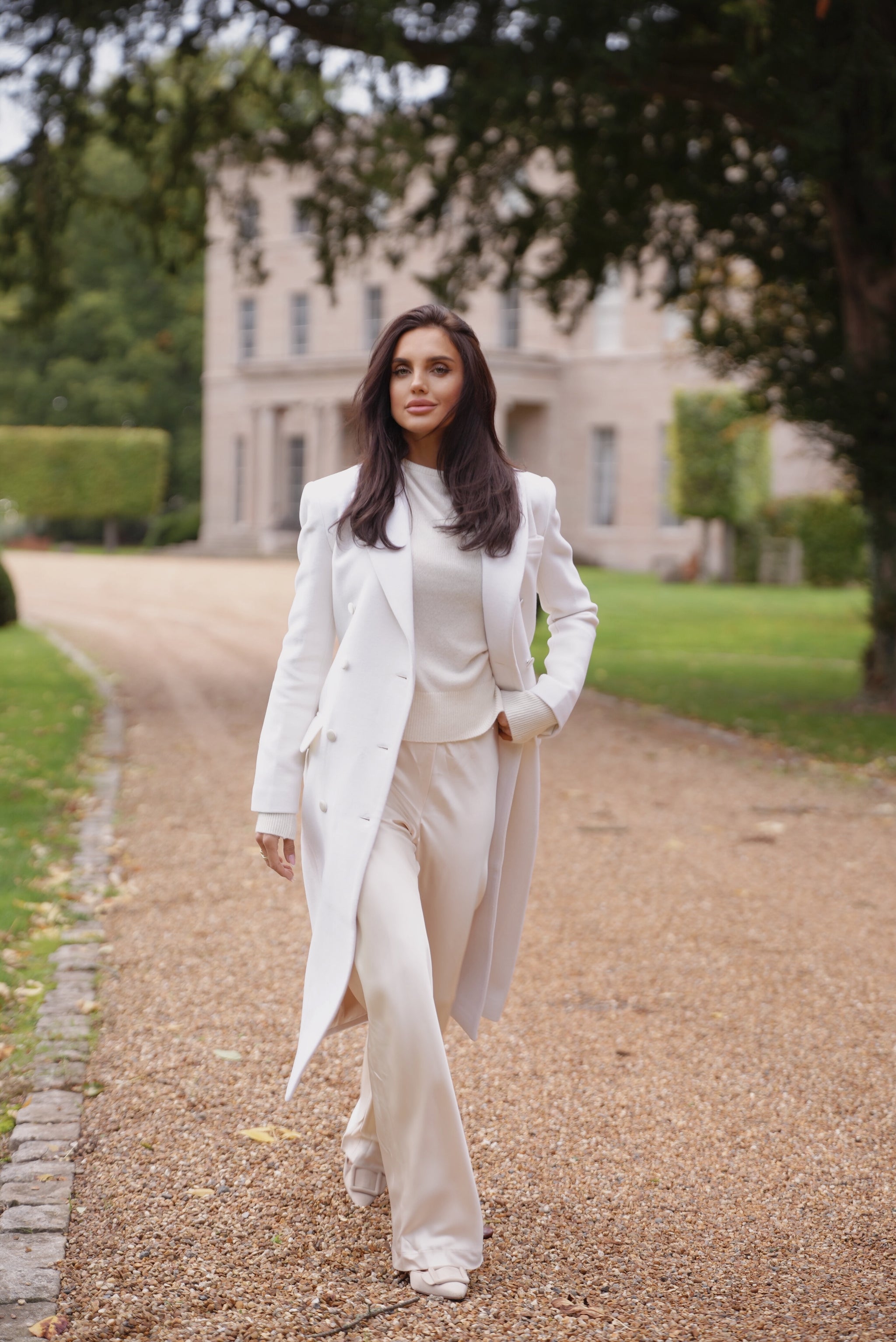 The Jessica | Longline Coat Cream – Sinead Keary