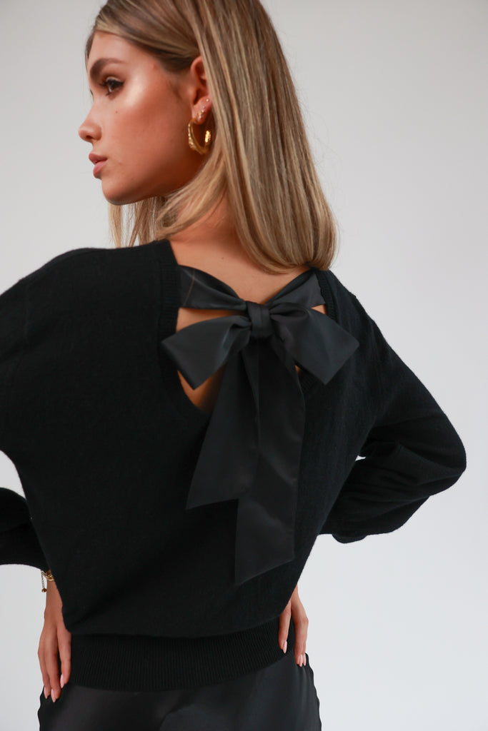 The Orla  Black Satin Midi Skirt – Sinead Keary