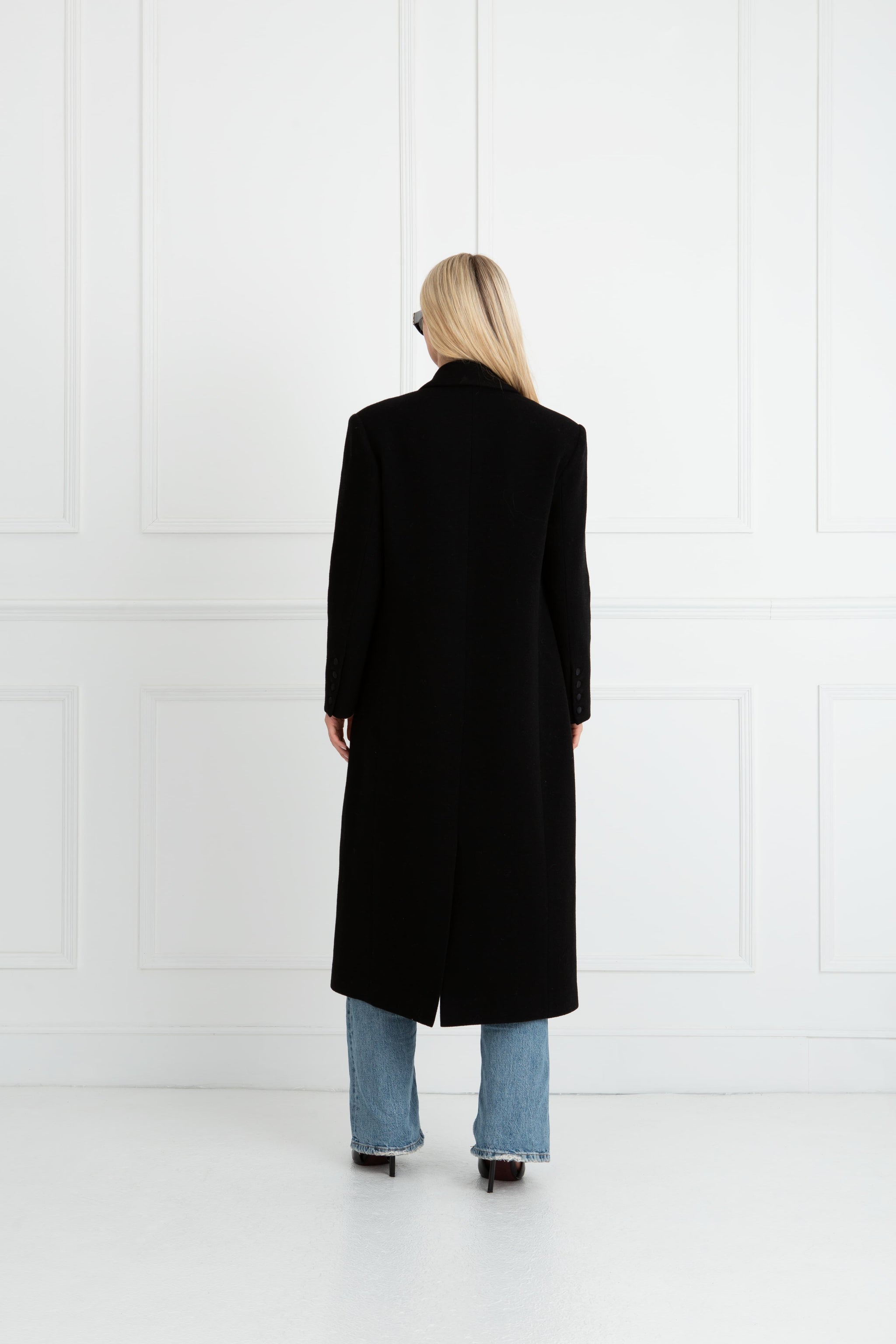 The Jessica - Longline Coat (Black)