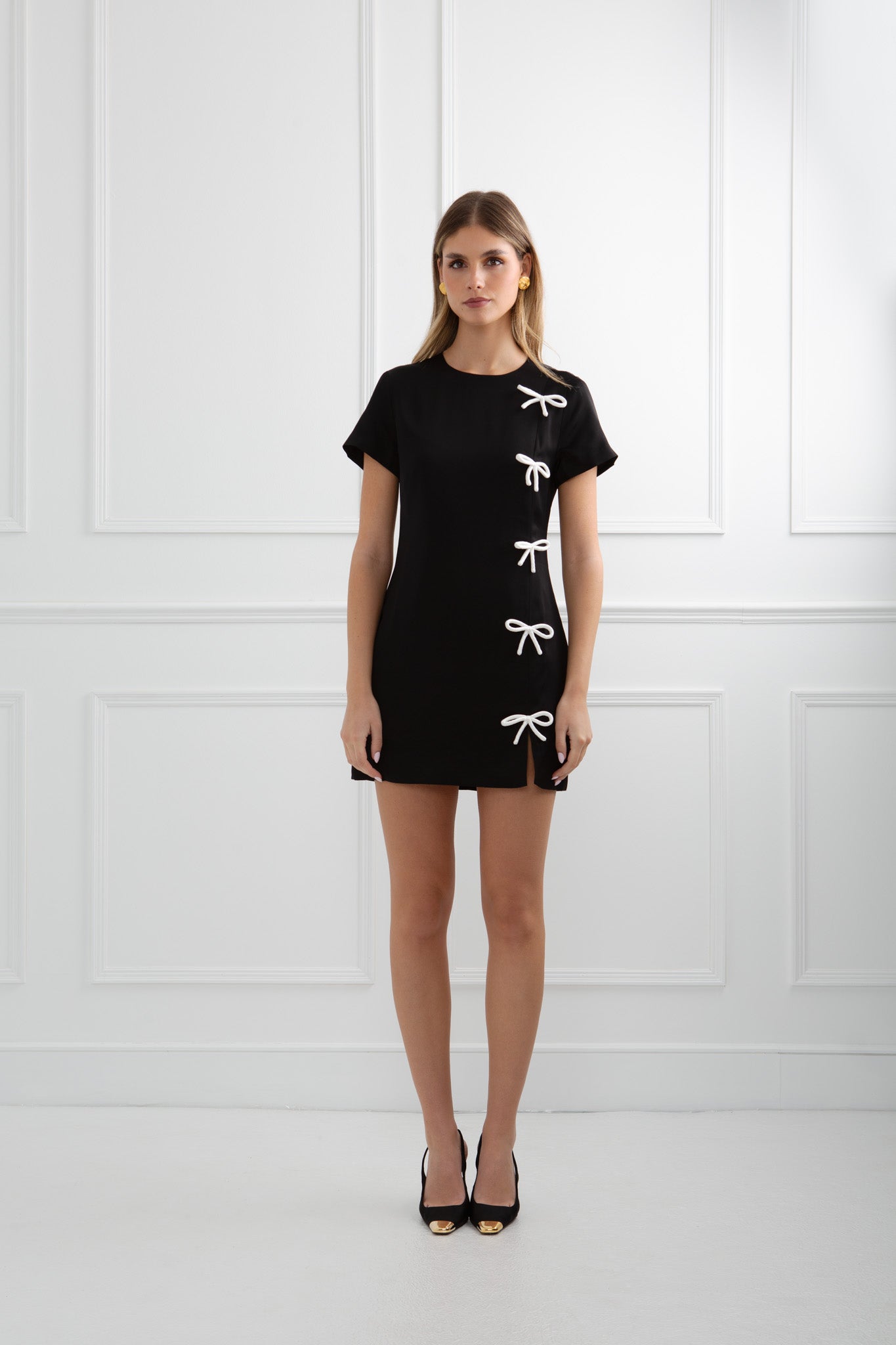 The Clodagh - Bow Dress (Black) The Clodagh - Bow Dress (Black)