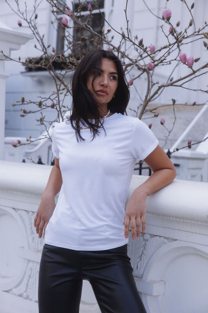 "The Lucy" - The Perfect Round Neck T-Shirt (White) - Sinead Keary